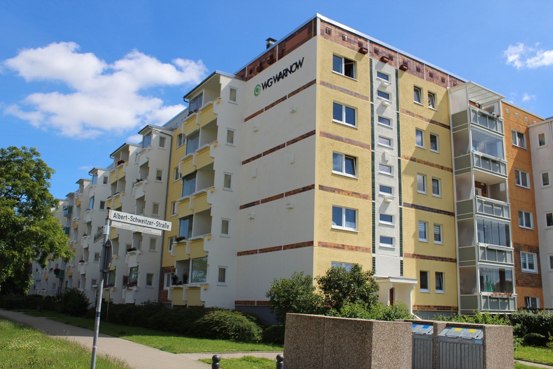 Haus mit Balkon