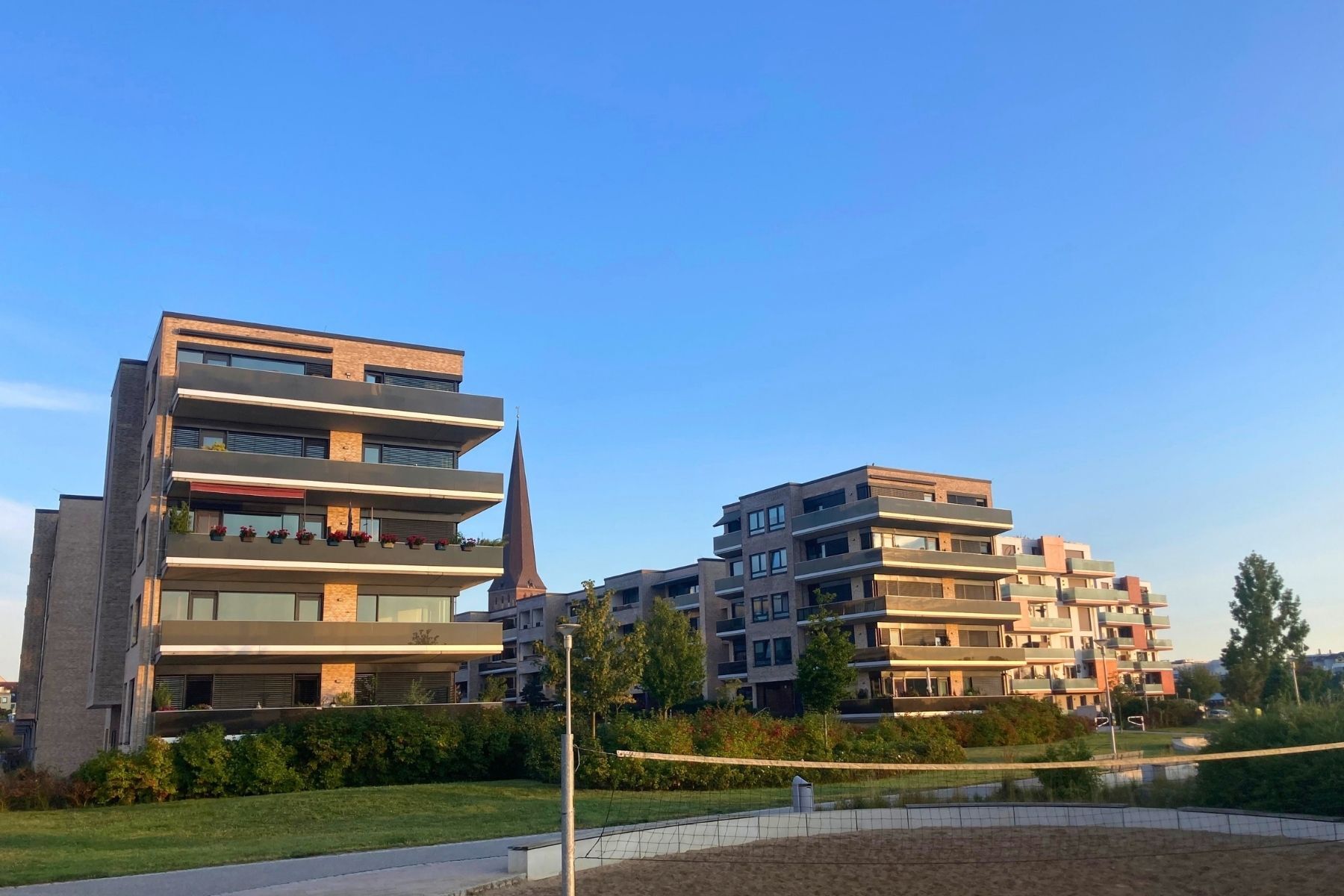 Haus mit Balkon