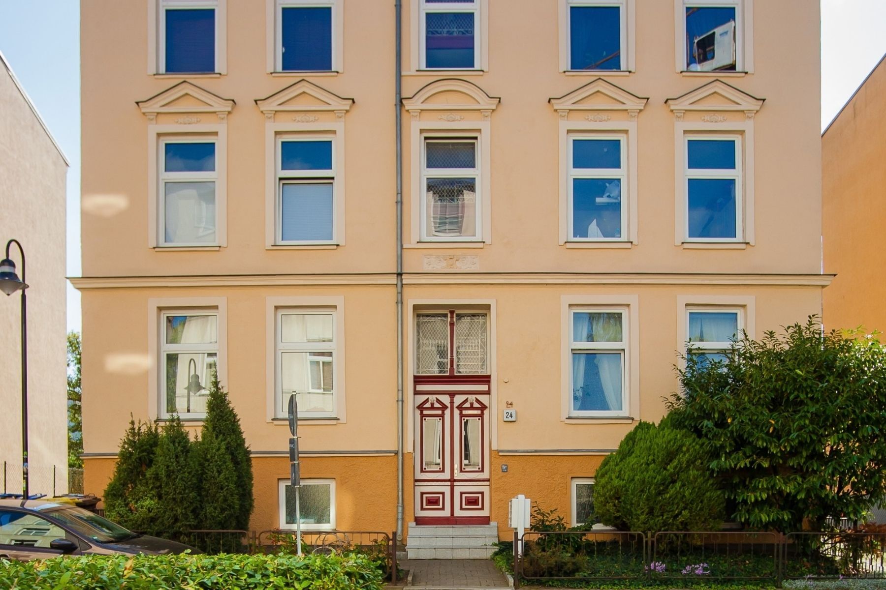 Haus mit Eingangsbereich