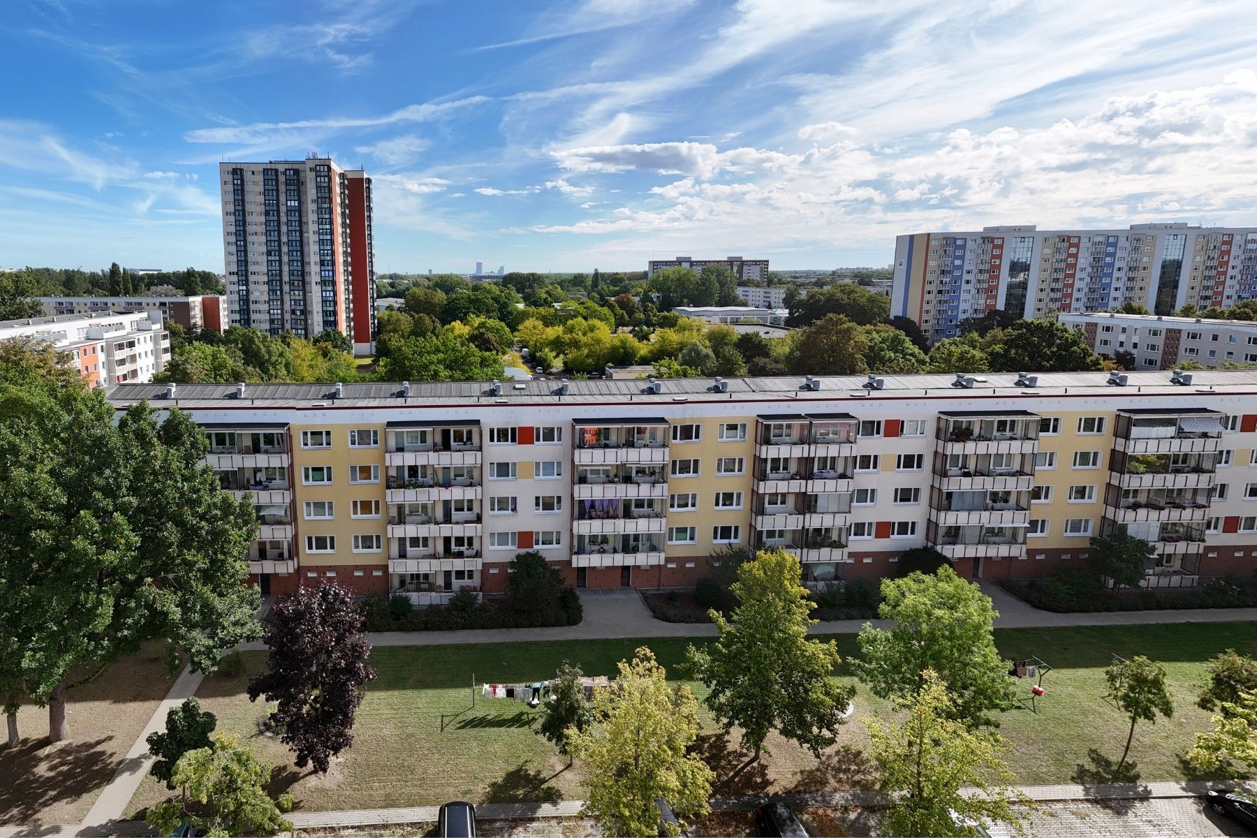 Haus mit Luftaufnahme