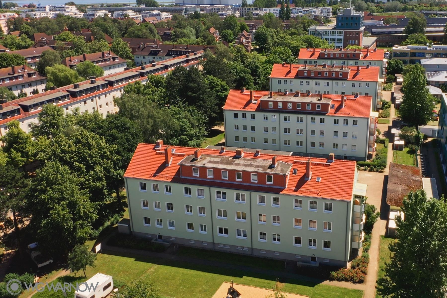 Haus mit Luftaufnahme