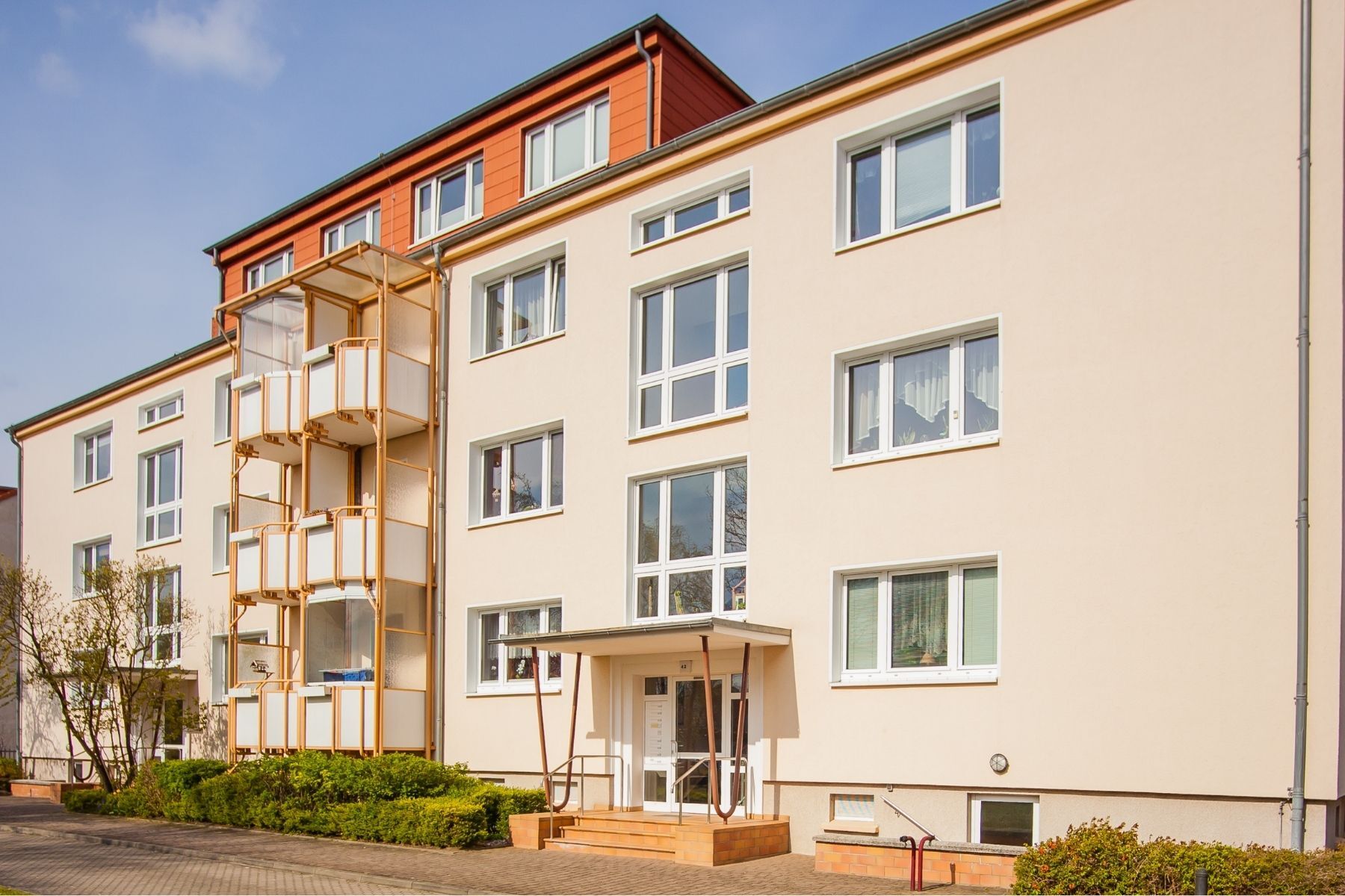Haus mit Eingangsbereich